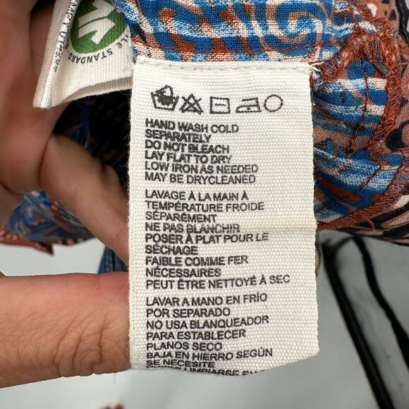 CLEOBELLA NWT Daya Organic Cotton Sleeveless Blouse Top in Lazuli Blue // S - Picture 10 of 14